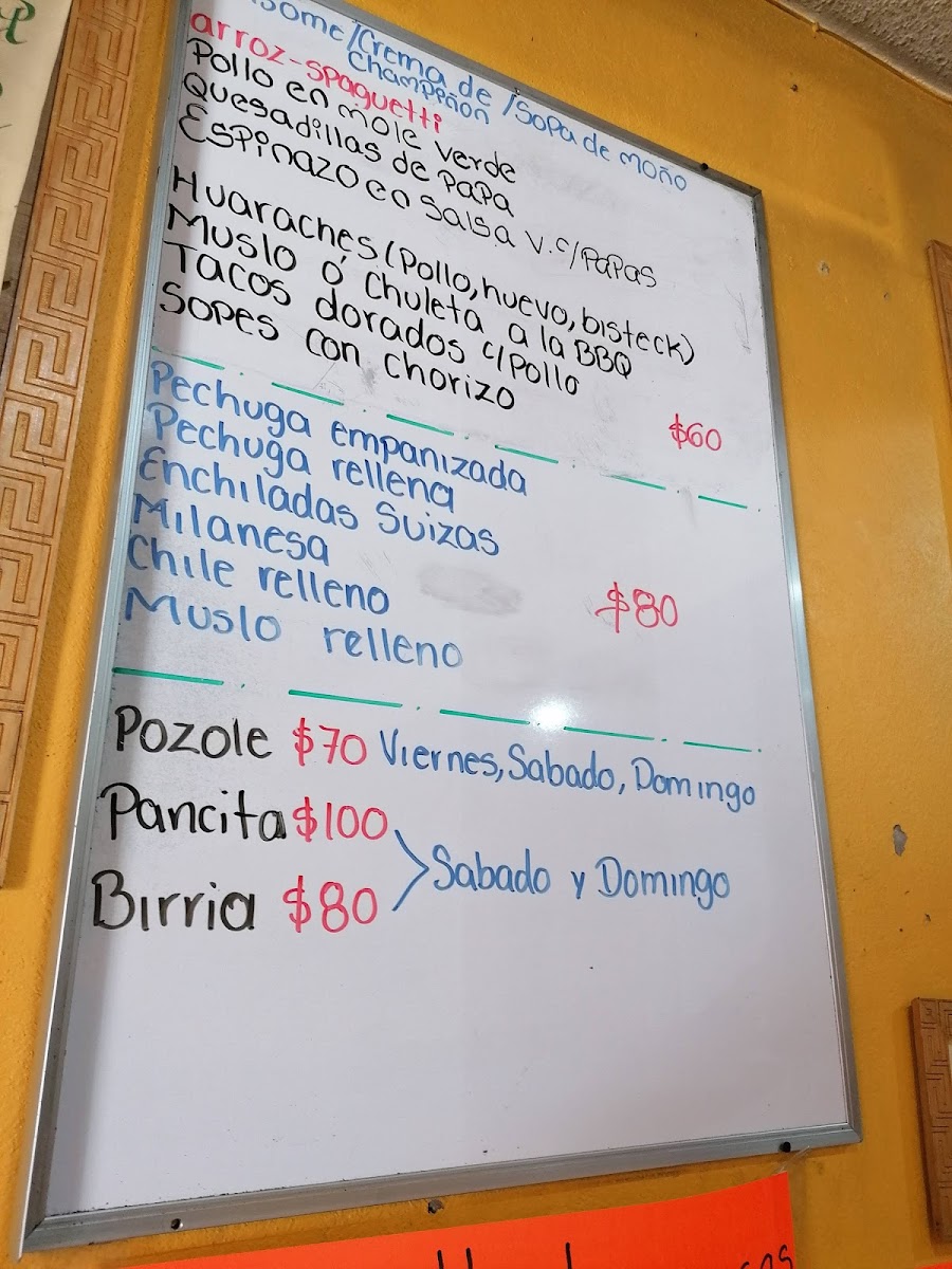 el Sazón de Malicha Menu - Image 2